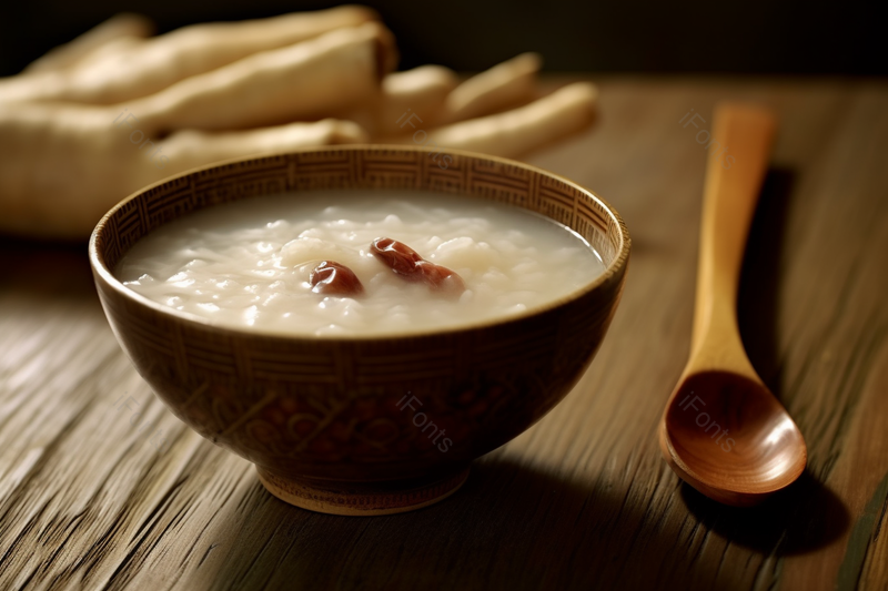 健康美味的山药粥餐饮美食背景图,高清,摄影图,摄影图片,图片大全,摄影图免费下载